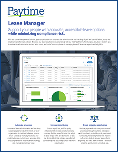 Paytime - Leave Management Product Profile