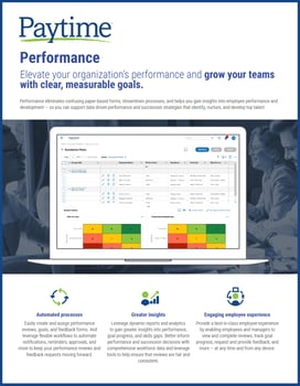 Paytime - Performance Management Product Profile